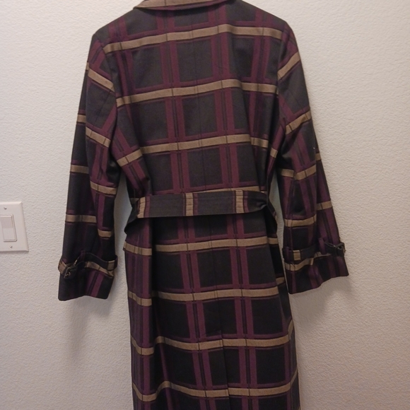 JG Hook Womens Jacket Overcoat Button Down With Belt Cotton Blend Size 6P Coats - Picture 9 of 9